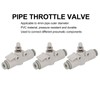 5PCS Throttle Valve Straight Through PVC Regulating Valve Pneumatic Fittings