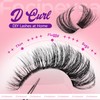 Focipeysa Fluffy Lash Clusters 100D Eyelash Clusters 10-18mm Fluffy Volume