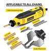 EzzDoo Electric Chainsaw Sharpener Kit with TITANIUM-COATED Diamond Bits -