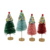 Bethany Lowe Christmas Mini Cupcake Trees, Set of 7