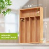 Unibambou Bamboo Utensil Drawer Organizer, Kitchen Organizer for Flatware Cutlery,