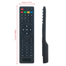 Replacement Remote Control Suitable for Megasat HD 200, HD 310, HD 350, HD 370, HD 390, HD 644, HD 6000, HD 7000, HD370, HD310V3, HD350V3, HD390, HD6000DS, HD700DS