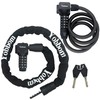 Yobbom Heavy Duty Chain Lock & Combo Cable Lock with