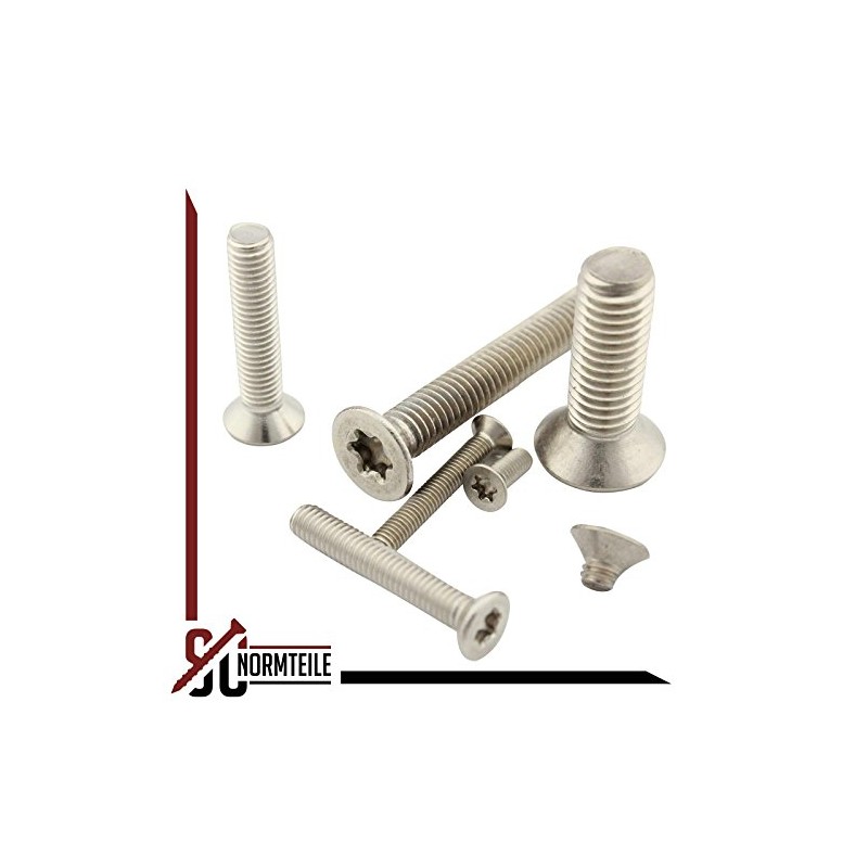 Countersunk Screws with Hexalobular Socket (TX) – M5 x 30