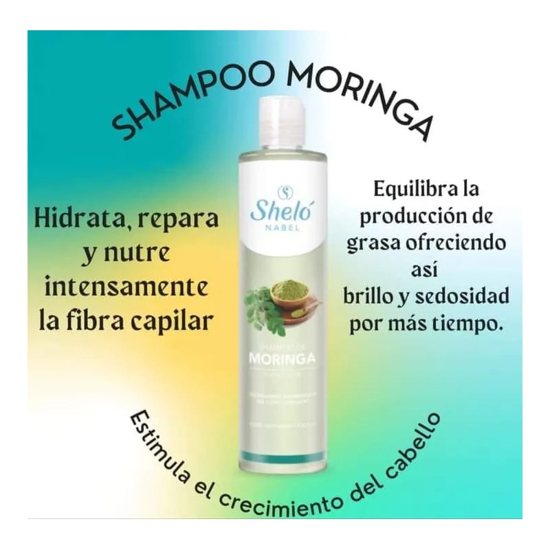 Shampoo Moringa Protector Hidrata Repara Sheló Nabel