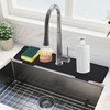 Kitchen Sink Splash Guard, 20 inch Silicone Faucet Guard &