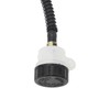 Qiilu Motorcycle Rear Foot Brake Pump Hydraulic Master Cylinder Aluminum