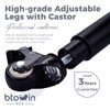 Btowin VCF 5.5-7 inch / 14-18cm Adjustable Metal Furniture Legs
