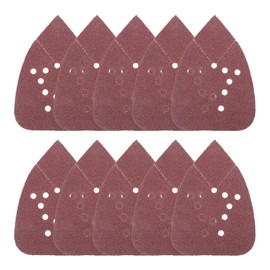 Polishing, Sanding Sandpaper 50pcs 133x95mm Mouse Detail Sanding Sheets Sandpaper 12 Hole Sand Disc Grit 80 Hook and Loop Polishing Grinding Tool