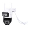 Pan Tilt Security Camera WiFi Dual Lens 4MP Night Vision