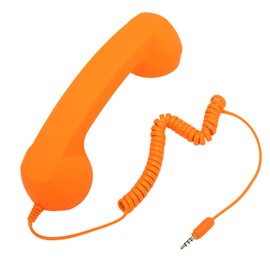 Retro 3.5mm Telephone Handset, Telephone Handset for Cellphone, Radiation Proof Retro Phone Handset, Old Telephone Headset, Handheld Receiver for Cell Phone ()