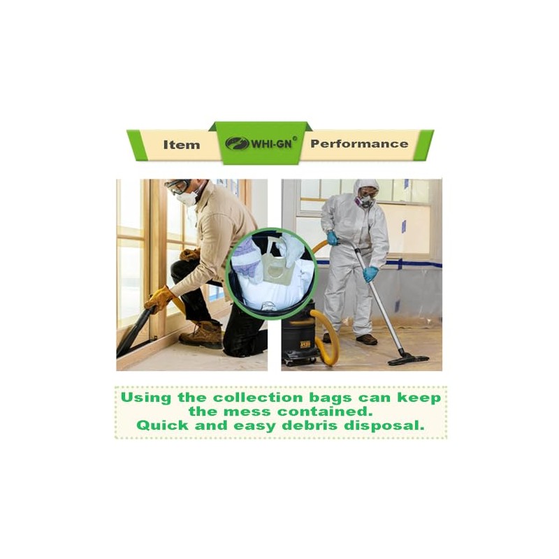 Replacement for Vacmaster High Efficiency Dust Bags, VKCB001 Fleece Filter