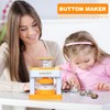 XPJBKC Button Maker, 55 mm (2.16 Inch) Button Machine, Pin