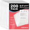 200 Pack Sheet Protectors 8.5 x 11 inch Clear Page