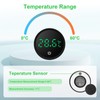 EEEKit Aquarium Thermometer, 2PCS Digital Fish Tank Thermometer, Stick-on Temperature