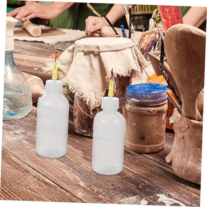 Ipetboom 12 Pcs Glue Dispensing Bottles with Needle Tips Squeeze