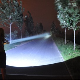 Odear Super Bright Torch Searchlight Handheld Portable LED Spotlight USB Rechargeable Multi-function Flashlight Outdoor Long Shots Lamp