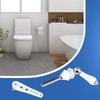 Colexy Toilet Handle Replacement Cistern Lever, Ceramic Toilet Flush Lever