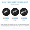 UamGlsob 2 Pairs 1/2''(1.2cm) Flat Thick Shoe Laces for Skate