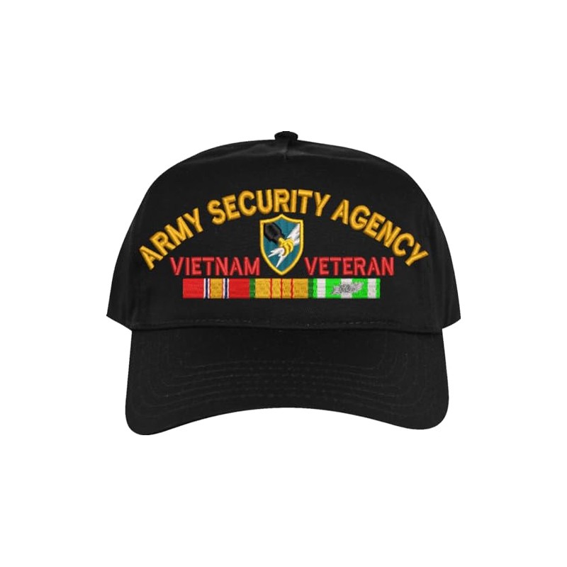 MilitaryBest Army Security Agency Vietnam Veteran Imported High Profile Black