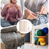 8 Pcs Wooden Knitting Needles, Knitting Needles Set, Huge Knitting