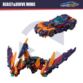 52TOYS BEASTDRIVE BD-10 DRIVE PTERANO, Assemble Robot, Converting in Pterosaur and Racing Car, Action Figure, Collectible Gift