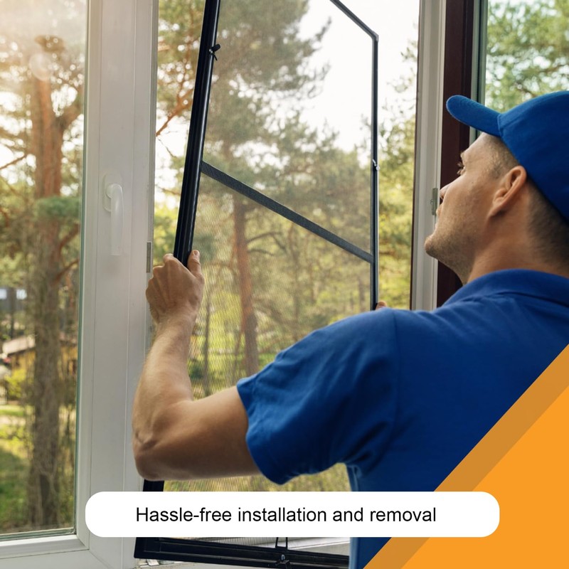 Pet Proof Window Screen Replacement Adjustable Thicken Charcoal Fiberglass Screen