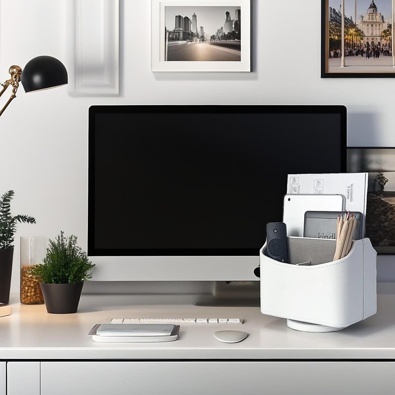 UnionBasic Rotating Desk Organizer, 360 Degree Desk Spinning Caddy, Desktop