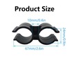 40PCS Double Clips Pipe Clamp Clips, PVC Plastic Shelf Pole