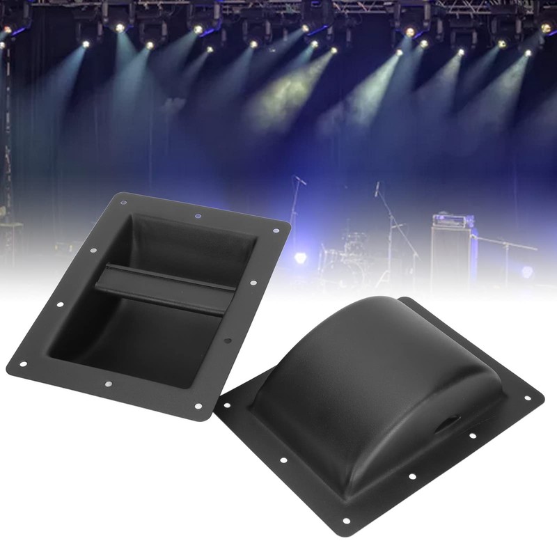 ciciglow 2pcs Speaker Box Subwoofer Handles, High-Strength Cold-Rolled Steel Bar