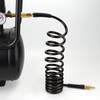 GASHER Black 1/4" x 10FT Polyurethane Recoil Air Hose with