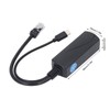 Gigabit PoE Splitter 5V 4A, PoE to USB C Adapter,