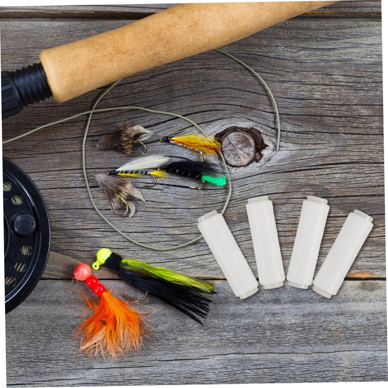 Mipcase 4 Rolls High Stretch Nylon Fishing Line Bait Thread
