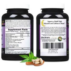 Doctors Nutra Muscle Ezze PM Plus - 3,000mg - Relaxant with Magnesium Glycinate - Gluten Free – 120 Capsules