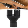 IEC320 C14 to C13 and 5‑15R Power Adapter Male to