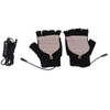 Heated Gloves Fingerless Full Finger Adjustable 3 Gear Black Hand