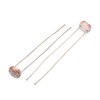 Sourcingmap 2Pcs 5517 Photoresistor LDR CDS 5mm Light-Dependent Resistor Sensor