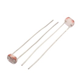 Sourcingmap 2Pcs 5517 Photoresistor LDR CDS 5mm Light-Dependent Resistor Sensor