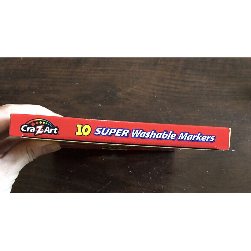 CRA-Z-ART Super Washable Broadline Markers 10 Bright Classic Colors ART