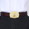 xinqida Fashion Cowboy Belt Buckles for Men Initial Letters A