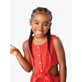 Sensationnel Braiding African Collection 3X X-PRESSION KIDS PRE-STRETCHED BRAID 28'' (5-PACK, 1B)