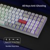 Newmen GM1000 Wireless Mechanical Gaming Keyboard,Bluetooth 5.0/2.4GHz/USB-C Hot Swappable Custom
