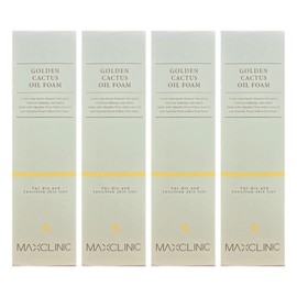 Max Clinic Golden Cactus Oil Foam 110ml 4pcs (HI) / 맥스클리닉 골든 선인장 오일 폼 110ml 4개 (HI)