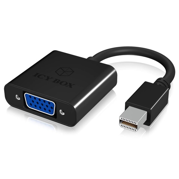 ICY BOX IB-AC539 Mini DisplayPort to VGA Adapter - Black