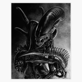 Magnet Xenomorph Magnetic Vinyl Sticker Decal Magnet 5"