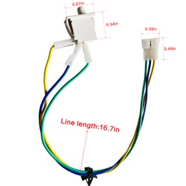 8283288 Dryer Door Switch with Wire, Compatible with Whirlpool Dryer, WP8283288 WPW10318609 W10318609 W10128087 8574875 8283288 4165281 4371407 8519323 865677