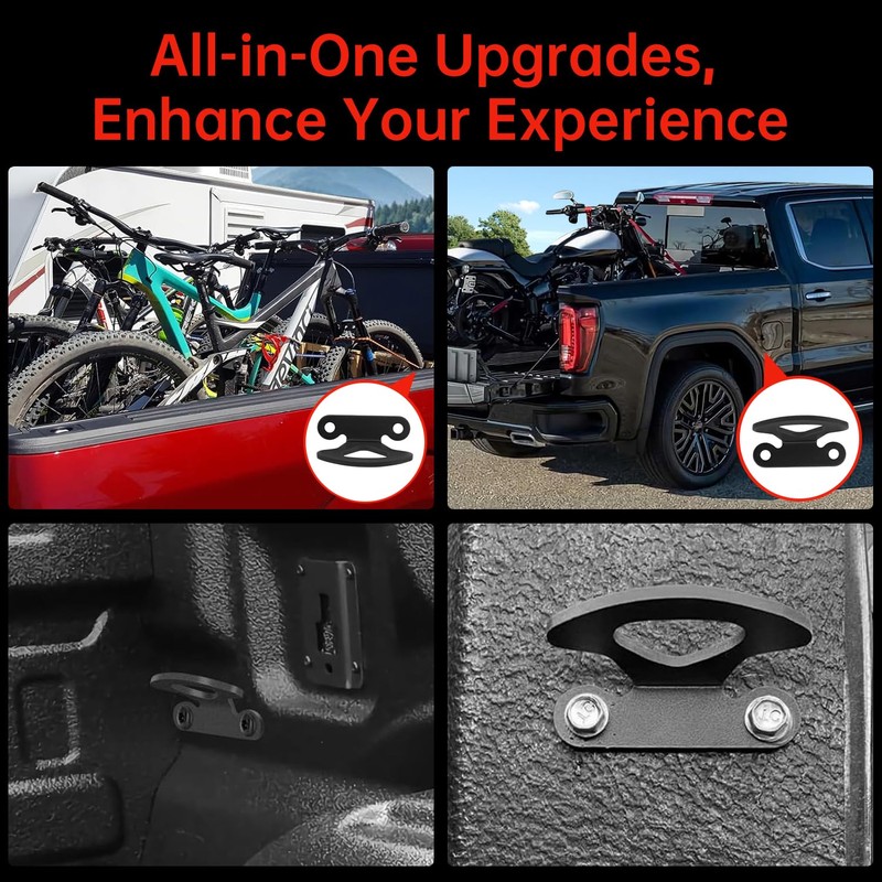 Zekrom Tie Down Anchors for Ford F150 2000-2017 Tie Down