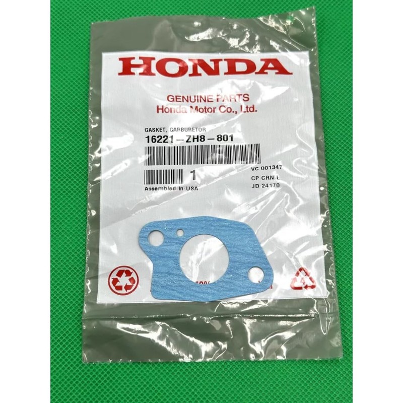 Genuine 16100-Z0T-921 Carburetor Set with 16221-ZH8-801 Gasket and Spark Plug