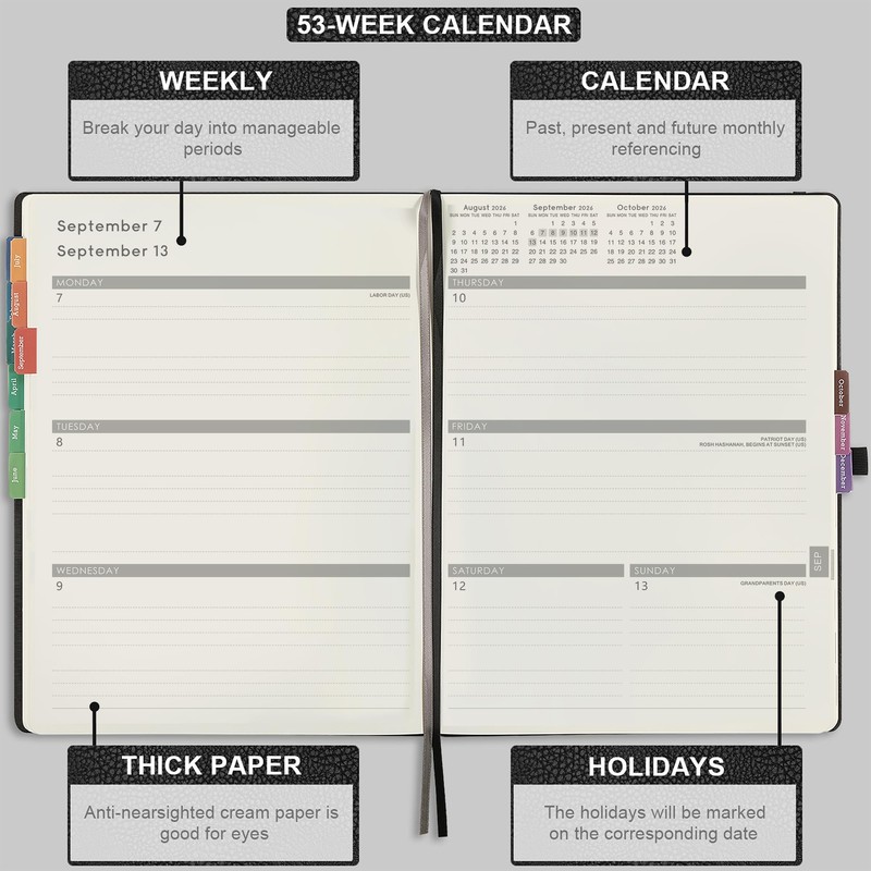 2026 Planner - JAN 2026 - DEC 2026, Planner Weekly