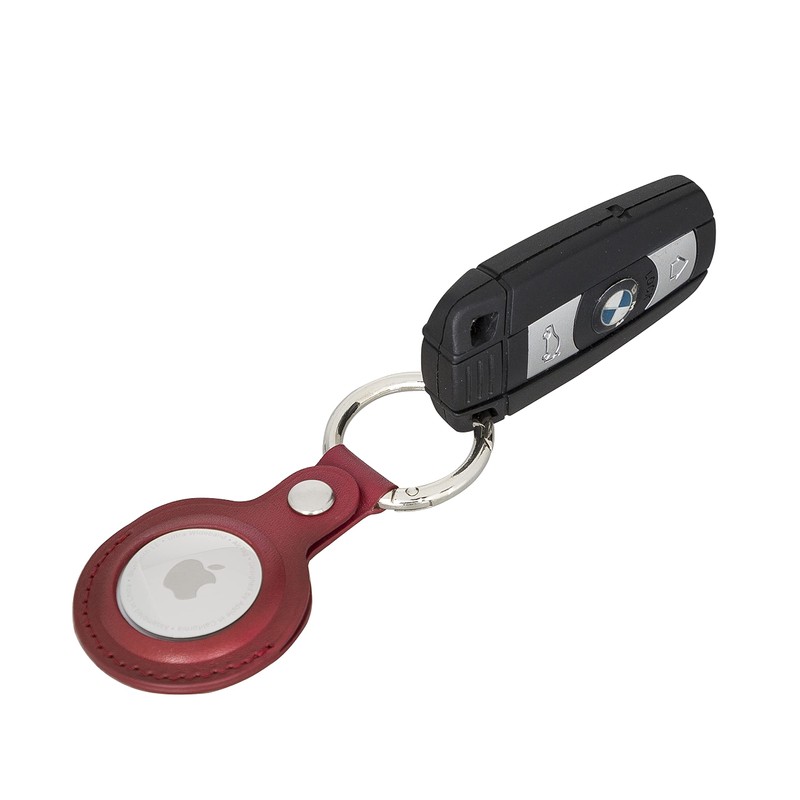 Solo Pelle Leather Case Compatible with New AirTag 2021, AirTag